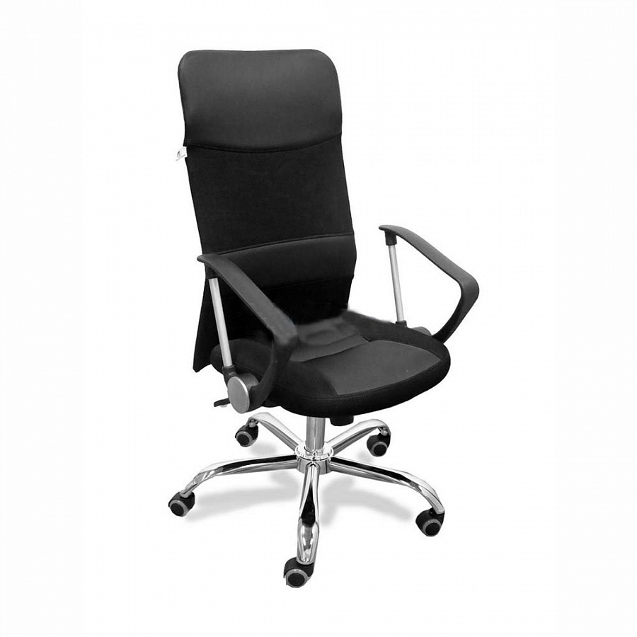 Кресло офисное Астра- А ЛЮКС с топ-ганом,сетка+ткань